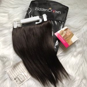 Hidden Crown Hair Extensions! Worn once! 14”.